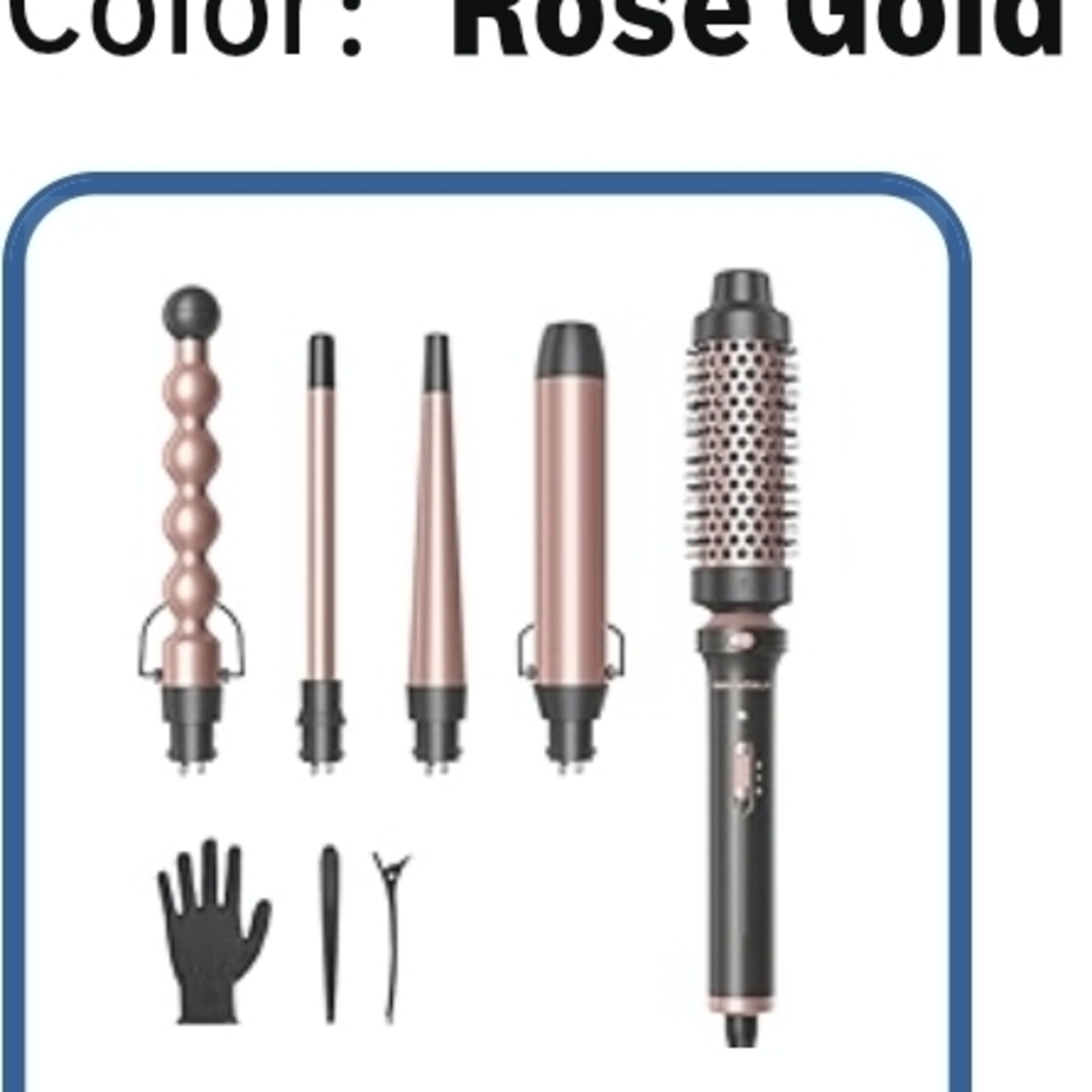 Rose Gold Hair Styling Tool Set